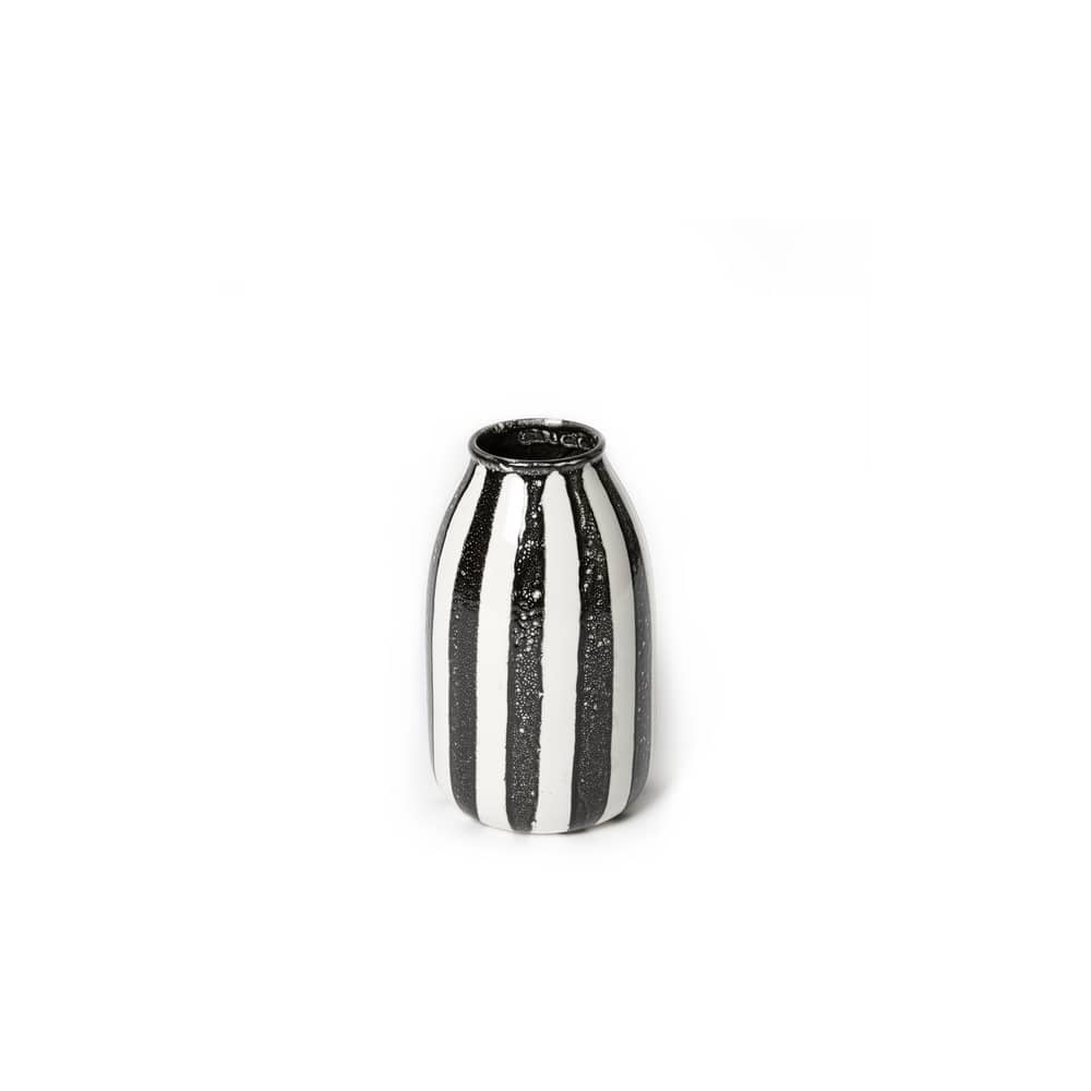 Vase Riviera Medium céramique noir / H 24 cm - Maison Sarah Lavoine - Noir - Céramique émaillée