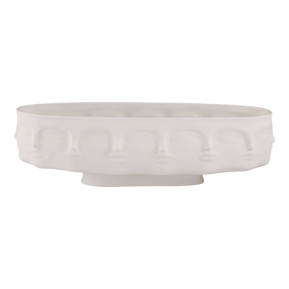 Dora Maar Bowl ceramic white / 47 x 16 cm - Jonathan Adler - Mat white - China