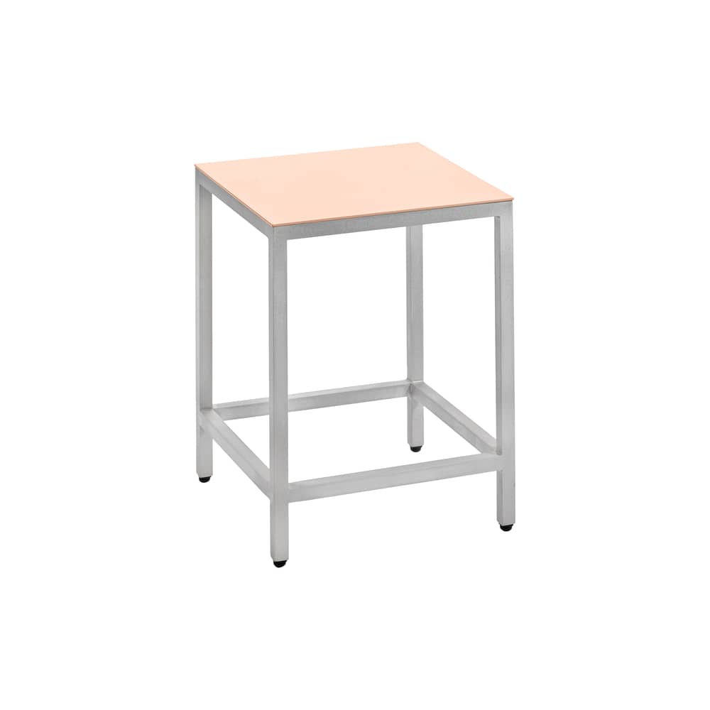 Hocker Alu Stool metall rosa / Small - H 45 cm - valerie objects - Rosa - Aluminium