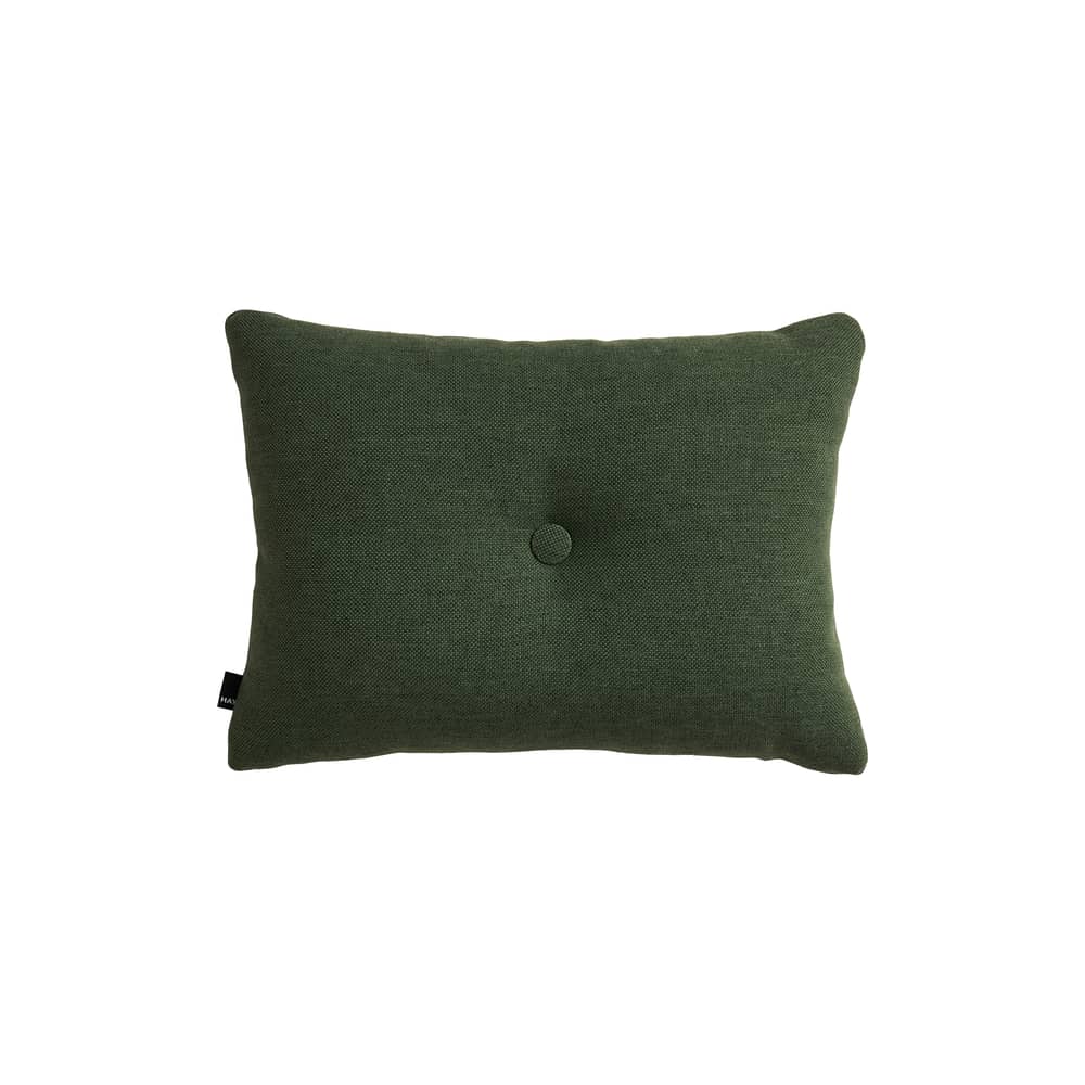 Coussin Dot Mode vert / 60 x 45 cm - Hay - Vert mousse - Polyester recyclé, Polyester vierge