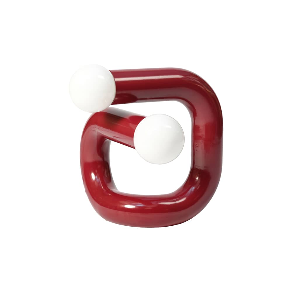 Lampada da tavolo Sphinx metallo rosso - Axel Chay - Bordeaux - Acciaio laccato, Vetro