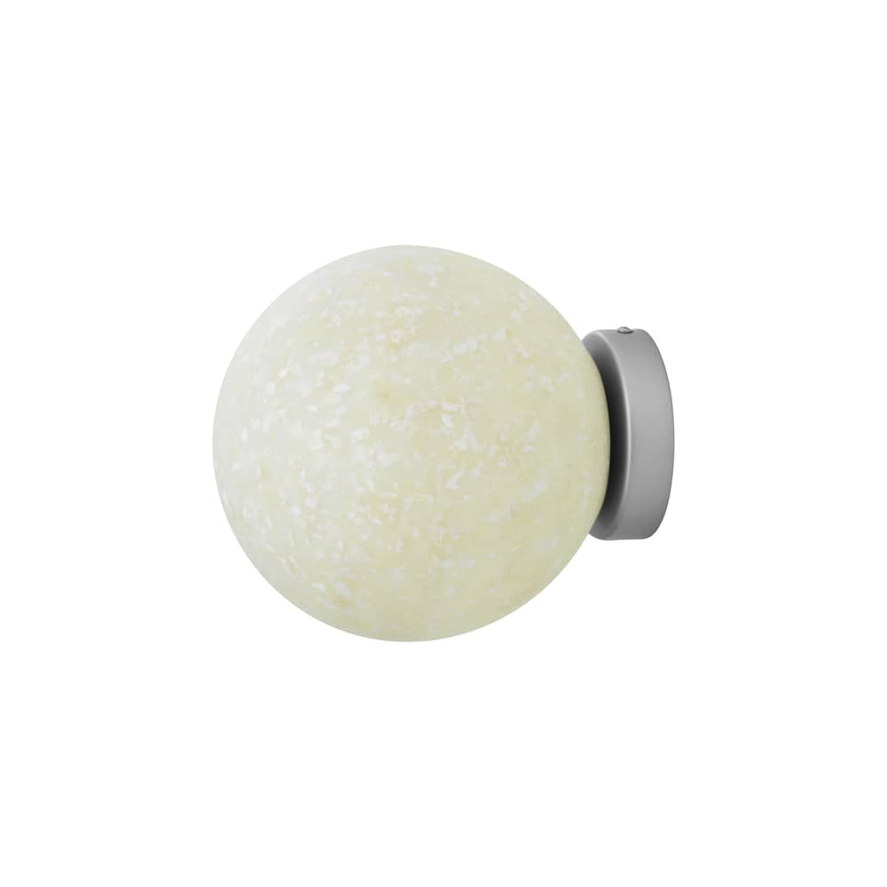 Applique Pix materiale plastico bianco / Ø 30 cm - Riciclata - Normann Copenhagen - Ø 30 cm / Bianco - Polietilene riciclato