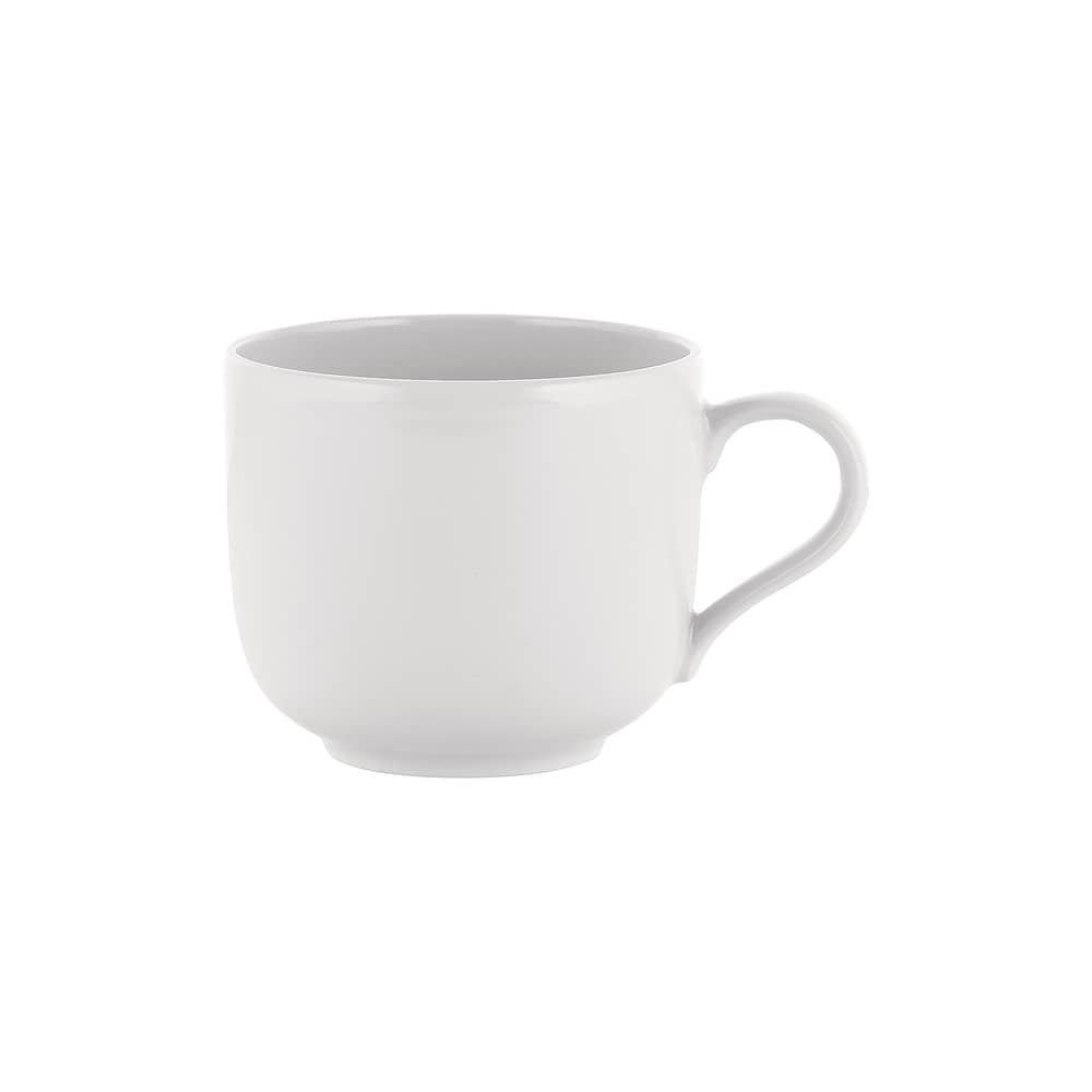 Tasse à café La Bella Tavola céramique blanc / 20 cl - Ettore Sottsass - Alessi - Blanc uni - Porcelaine fine