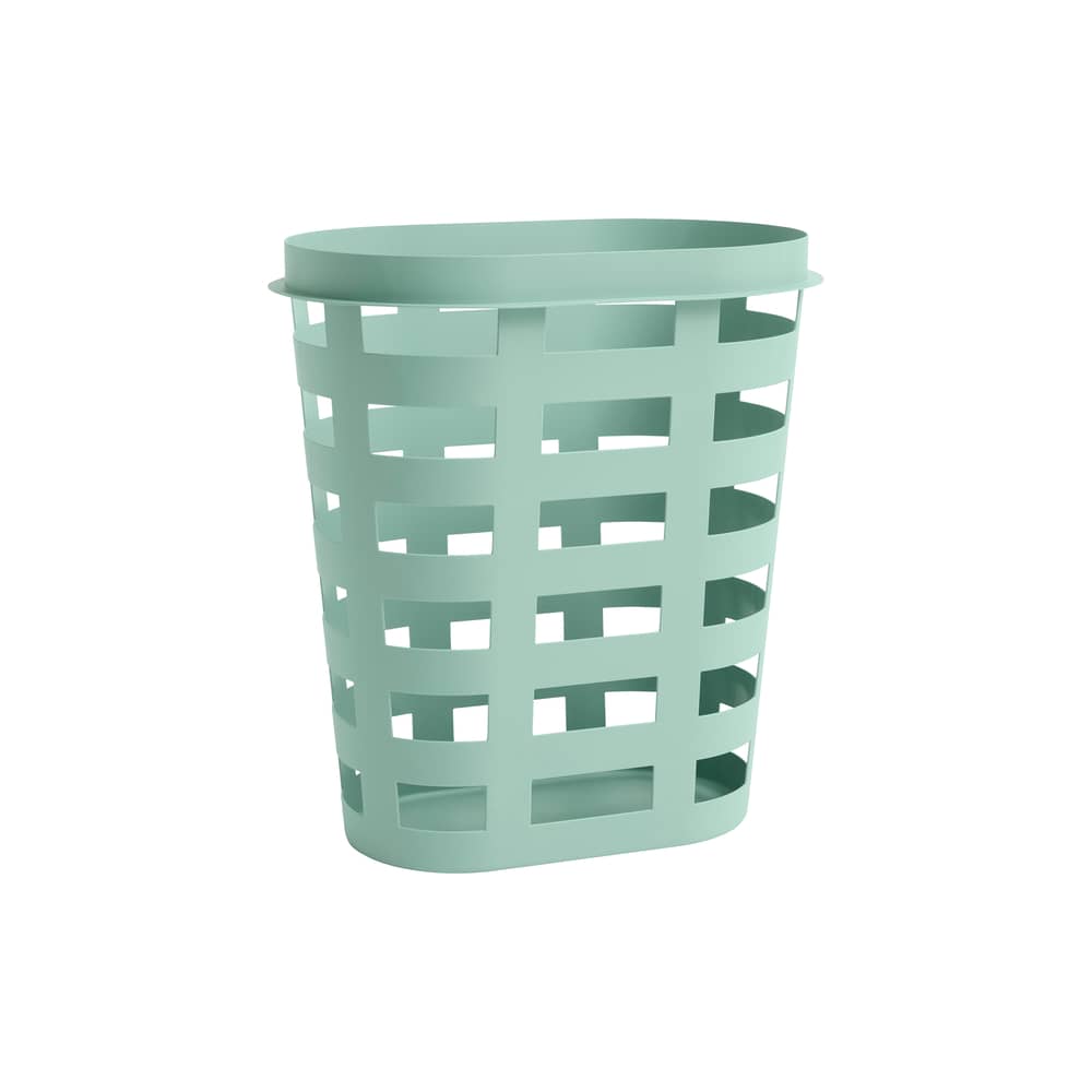 Panier à linge  plastique vert Large / 57 x 37 x H 62 cm - Hay - Vert - Polypropylène recyclé