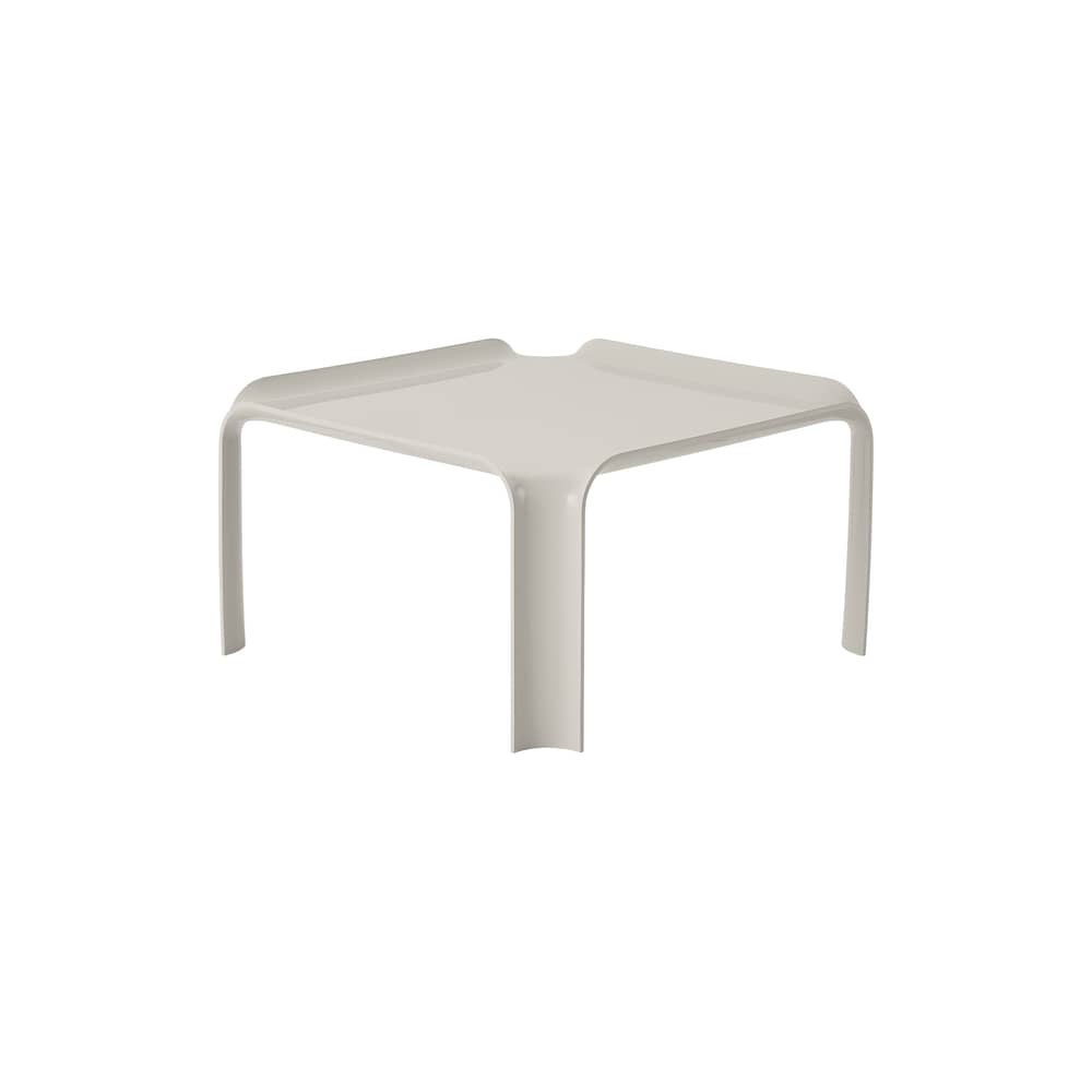 Table d\'appoint T877 blanc / Pierre Paulin, réédition 1968 - 50 x 50 cm - Gubi - Blanc albâtre - HiREK