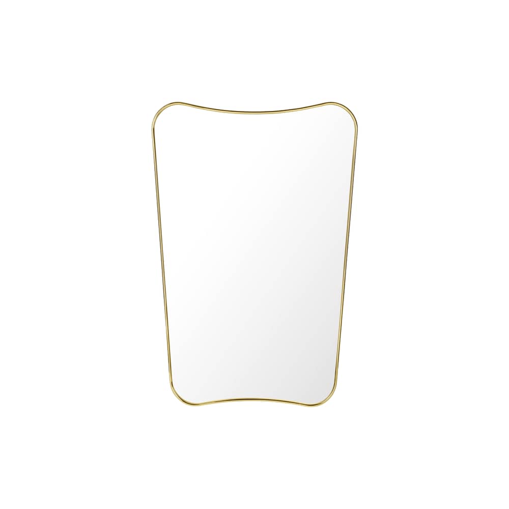 Miroir mural F.A.33   /  Gio Ponti - L 54 x H 80 cm - Gubi - Laiton - Laiton
