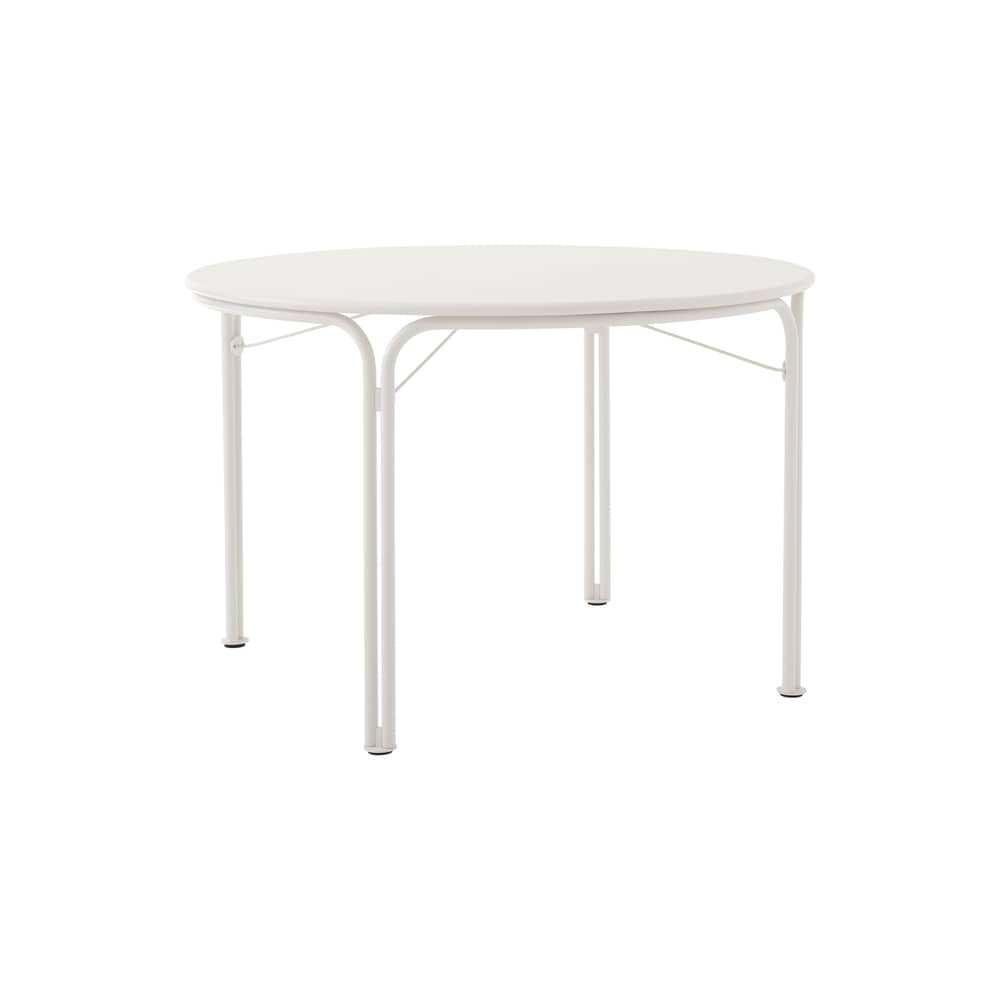 Runder Tisch Thorvald SC98 metall weiß / Ø 115 cm - &tradition - Elfenbein - Stahl