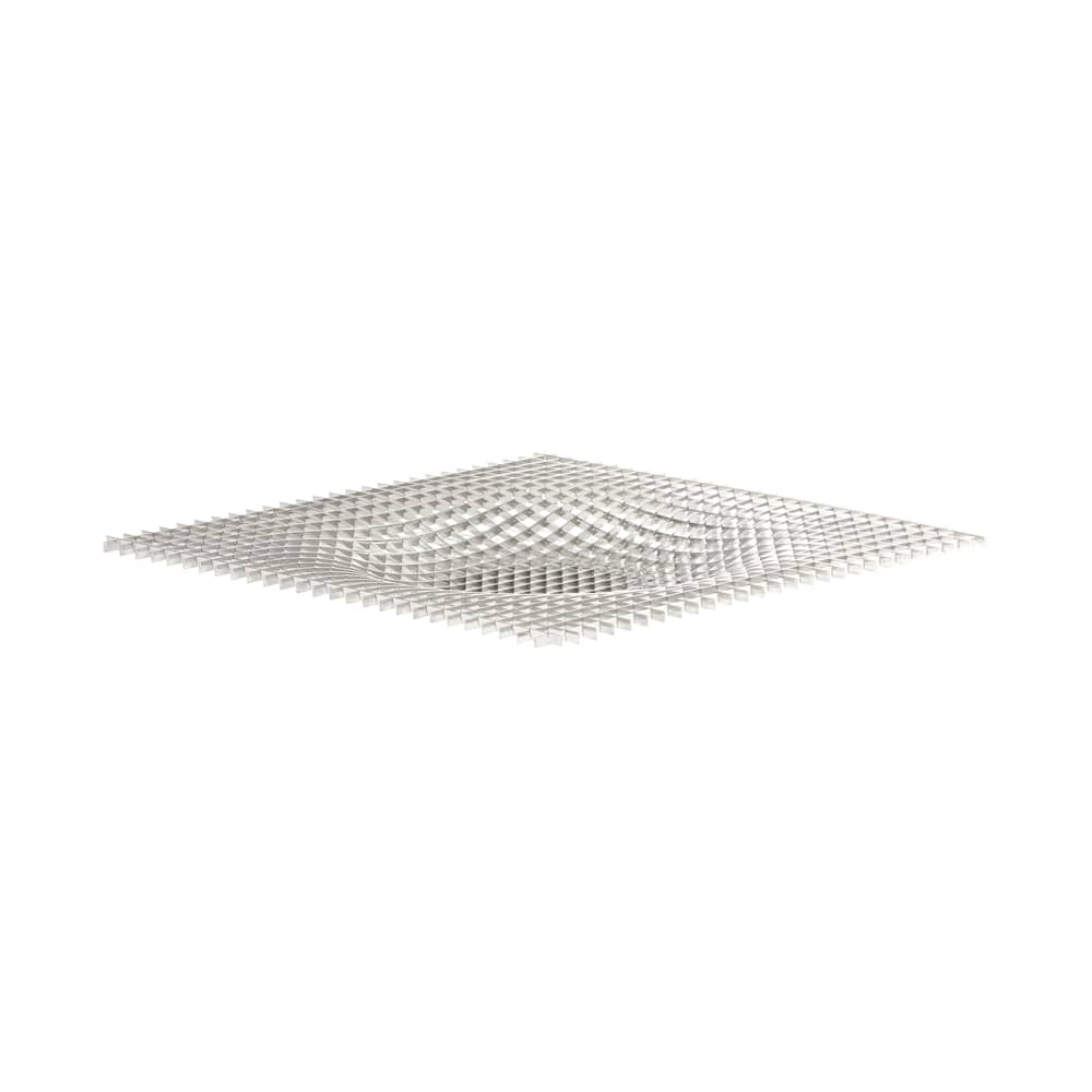 Plateau Gravity métal / 36 x 36 cm / Seconde vie - Fundamental Berlin - 36 x 36 cm / Acier - Acier inoxydable