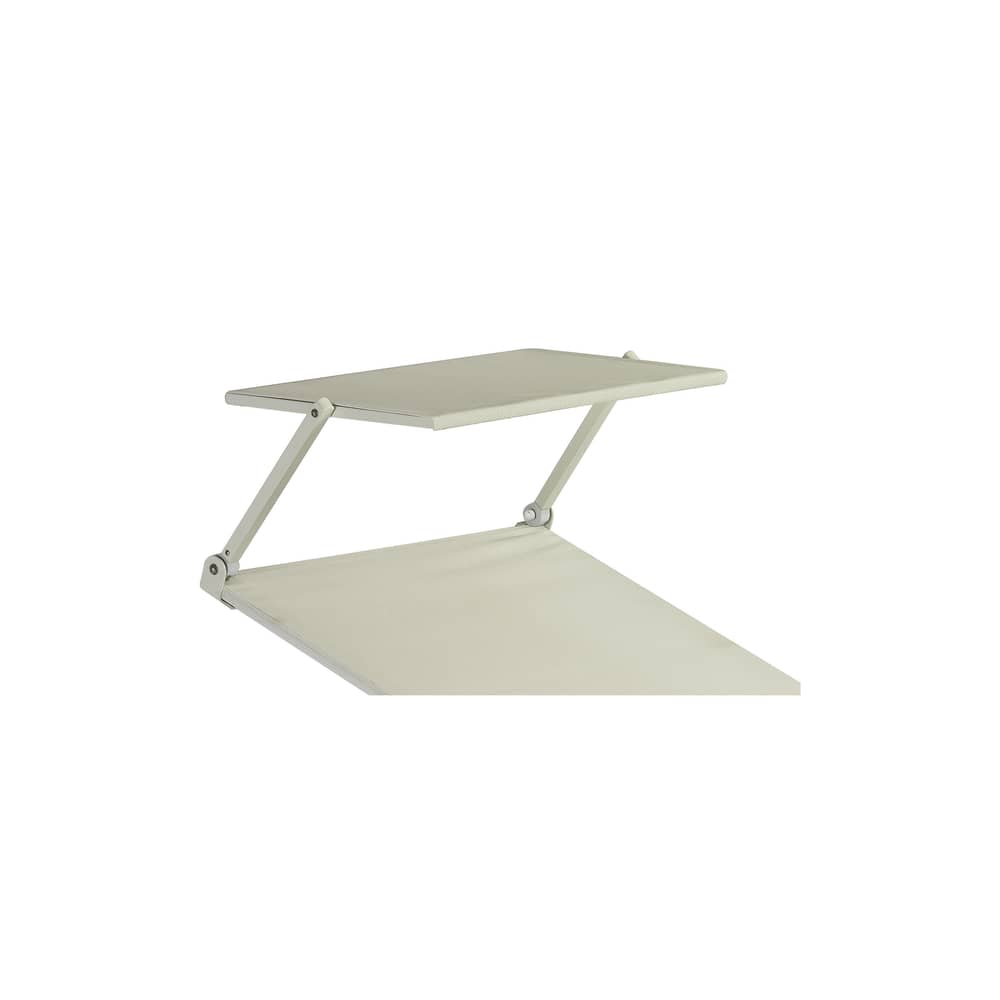 Accessorio  tessuto bianco per sedia a sdraio Holly - Emu - Parasole bianco / Struttura bianca - Alluminio, Tela