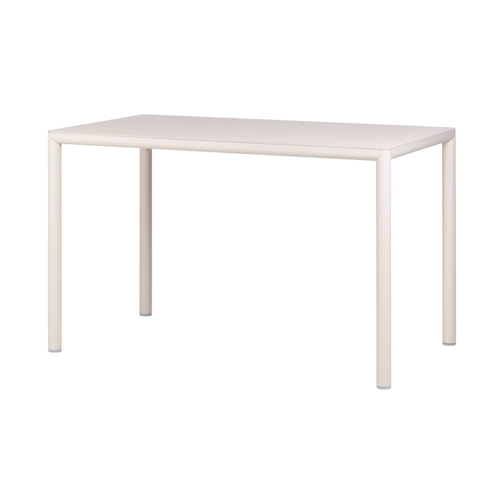 rechteckiger Tisch Piave corian weiß / 120 x 70 cm - Press-Spanplatte - NARDI - Seil - Aluminium, HPL-Laminat