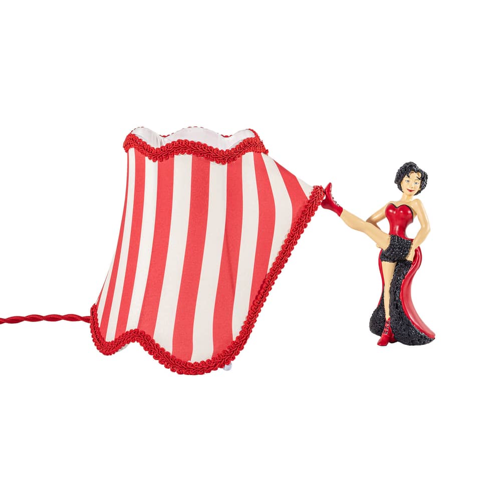 Seletti Circus Abatjour - Lucy Table lamp - white red | Made In Design UK
