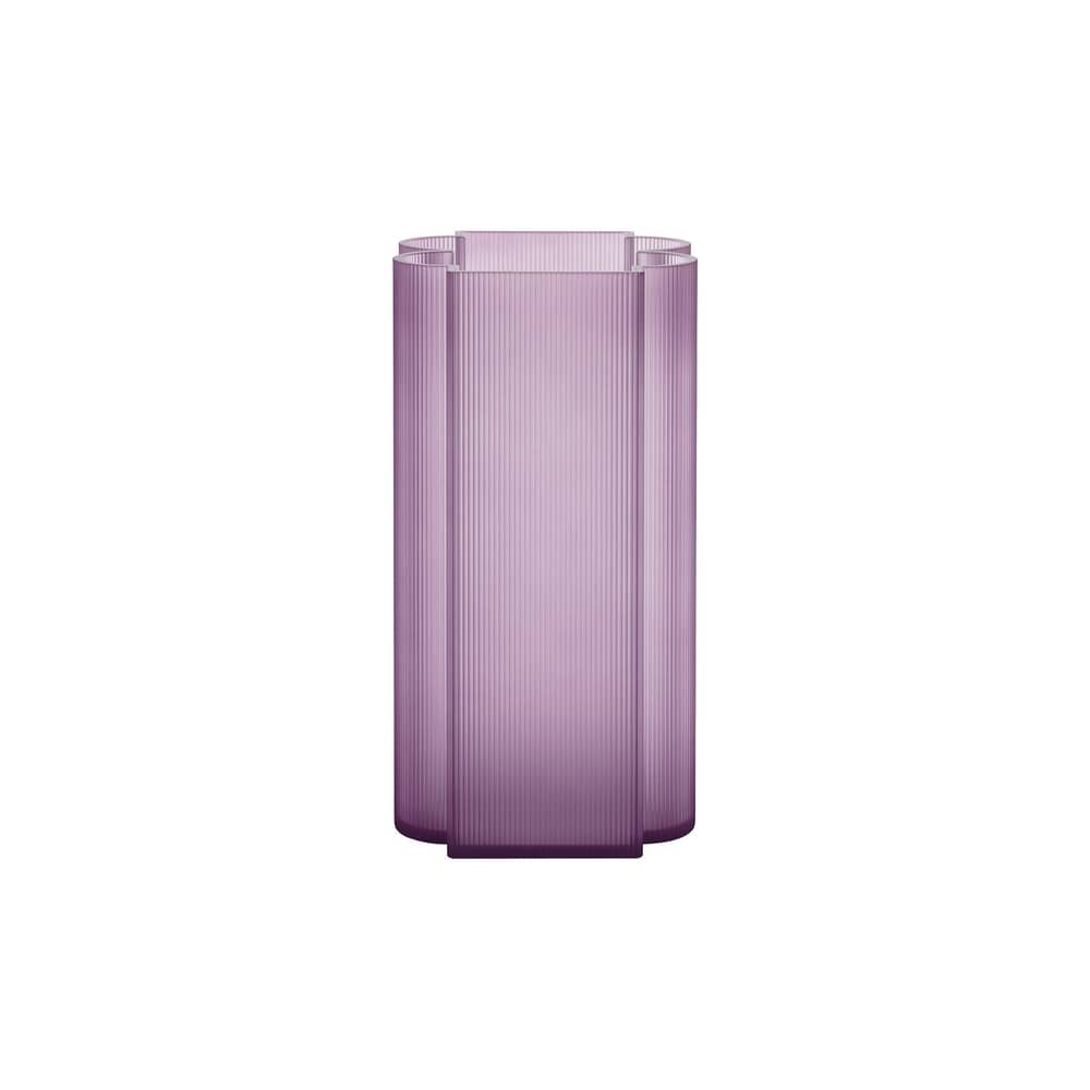 Vaso Okra materiale plastico viola / H 34 cm - Riciclato / Patricia Urquiola, 2026 - Kartell - Viola - PMMA riciclato