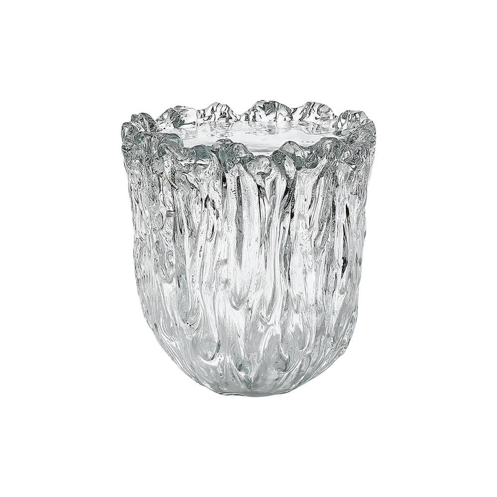 Table basse Fountain / Ø 38 x H 42 cm - Tokushin Yoshioka - Glas Italia - Ø 38 x H 42 cm / Transparent - Verre de Murano