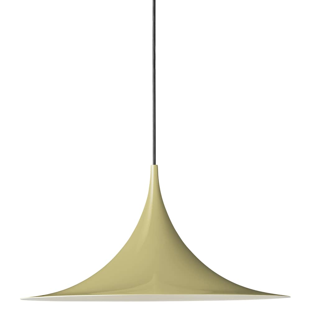 Suspension Semi métal vert / Ø 47 cm - Réédition 1968 - Gubi - Fenouil - Métal émaillé