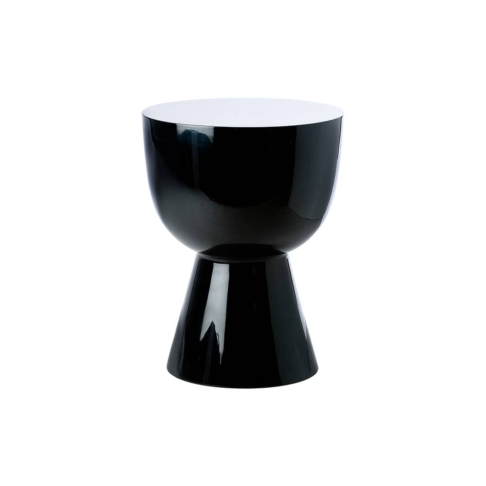Tabouret T - Pols Potten - Noir - Polyester laqué