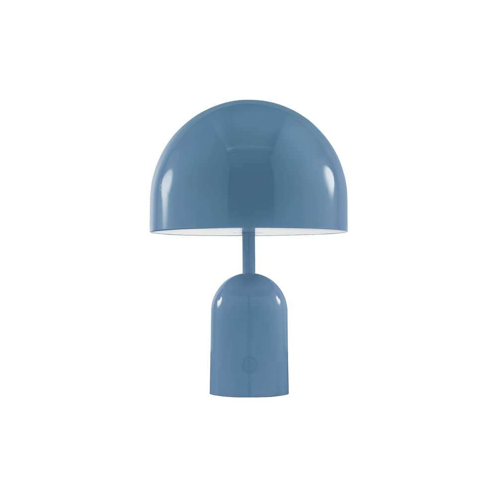 Bell LED Wireless rechargeable lamp plastic material blue - Tom Dixon - Baby blue - ABS