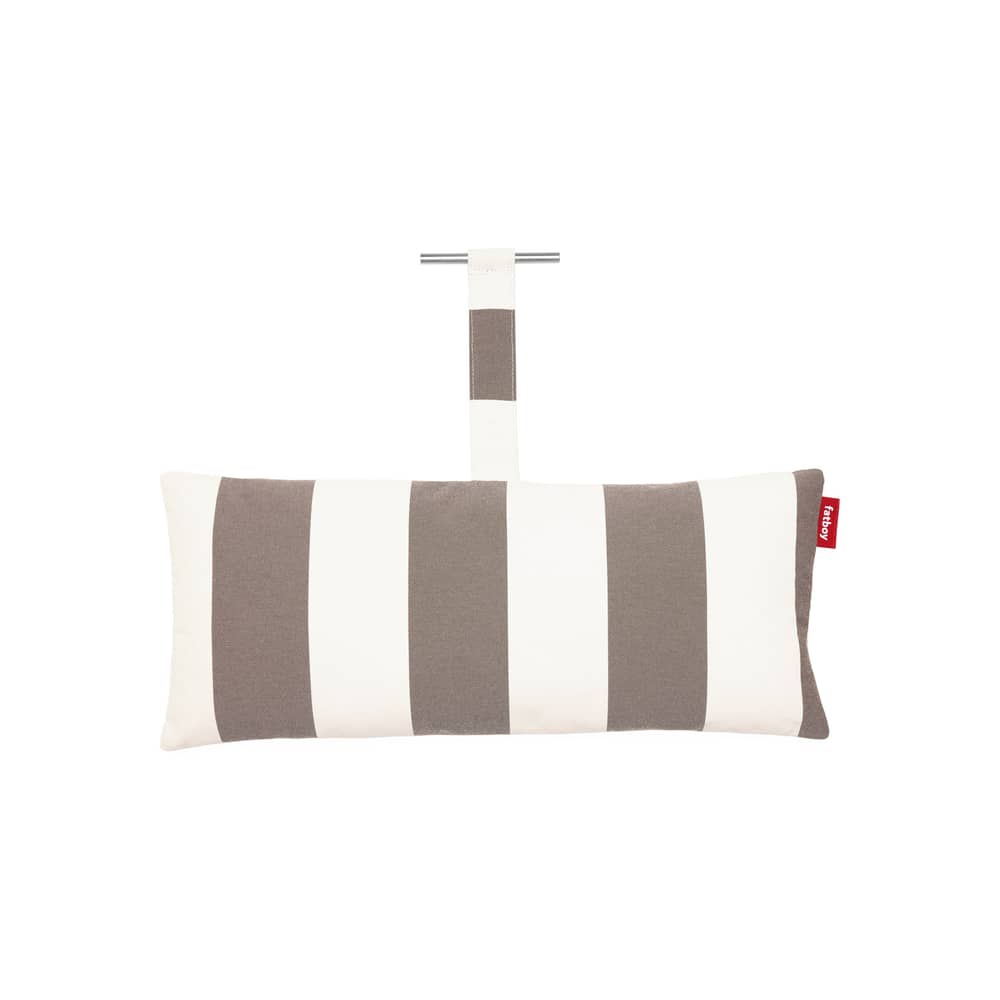 Armlehne  textil braun / Kissen für Hängematte Headdemock Superbe - Stoff Olefin-Gewebe - Fatboy - Kakao gestreift (Olefin-Gewebe) - Olefin Stoff, Schaumstoff