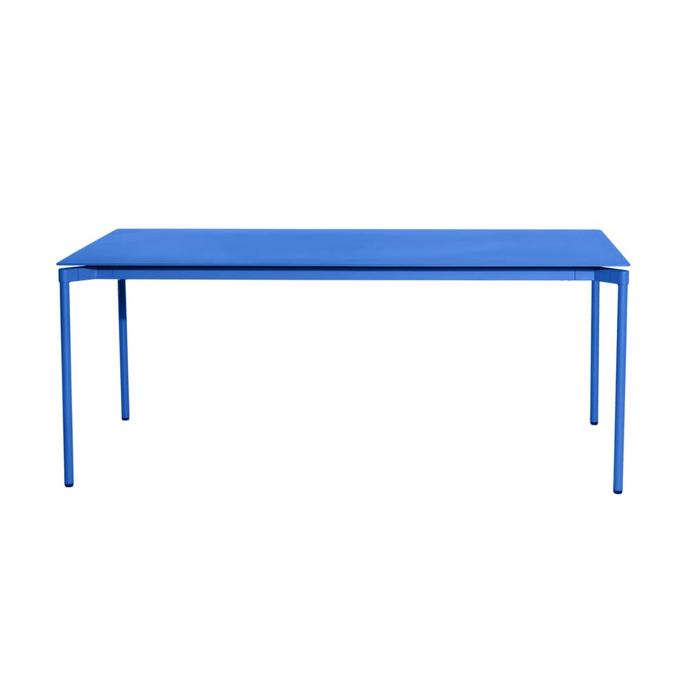 Fromme Rectangular table metal blue / Aluminium - 180 x 90 cm - Petite Friture - Blue - Aluminium