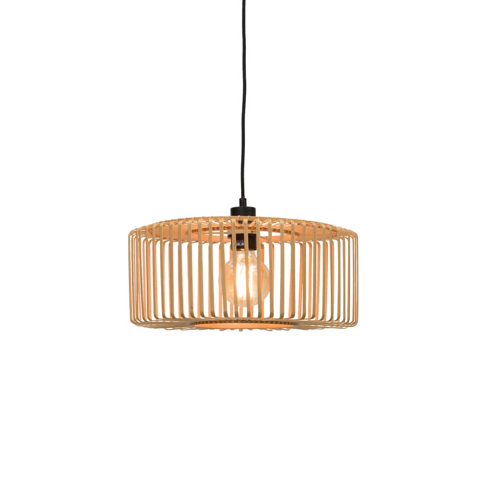 Sospensione Bromo Small legno naturale / Bambù - Ø 40 cm - GOOD&MOJO - Ø 40 cm / Naturale - Bambù
