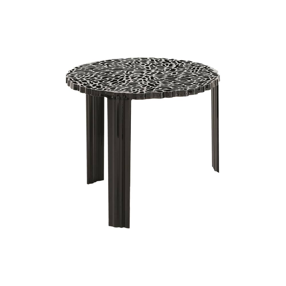 Kartell T-Table Alto Coffee table - opaque black | Made In Design UK