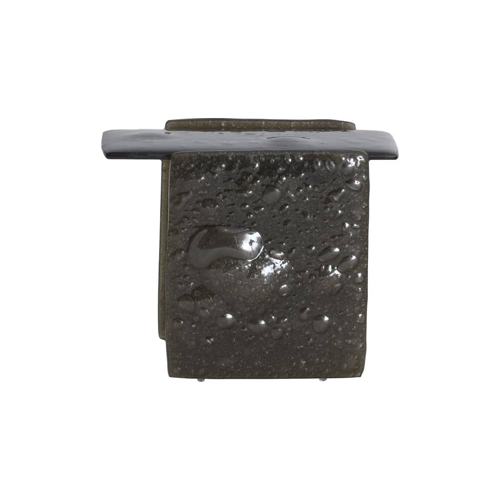 Table d\'appoint Opalia verre marron / 52 x 32 x H 40 cm - Glas Italia - Bronze - Verre