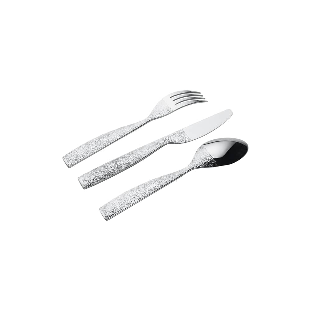 Ménagère Dressed métal / Coffret 24 pièces - Alessi - 24 pièces - Acier brillant - 2 - Acier inoxydable