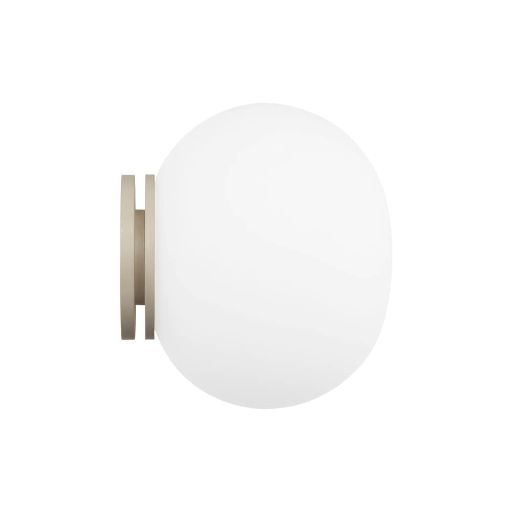 Applique Mini Glo-Ball verre blanc / Plafonnier - Ø 11 cm - Flos - Ø 11 cm - Verre