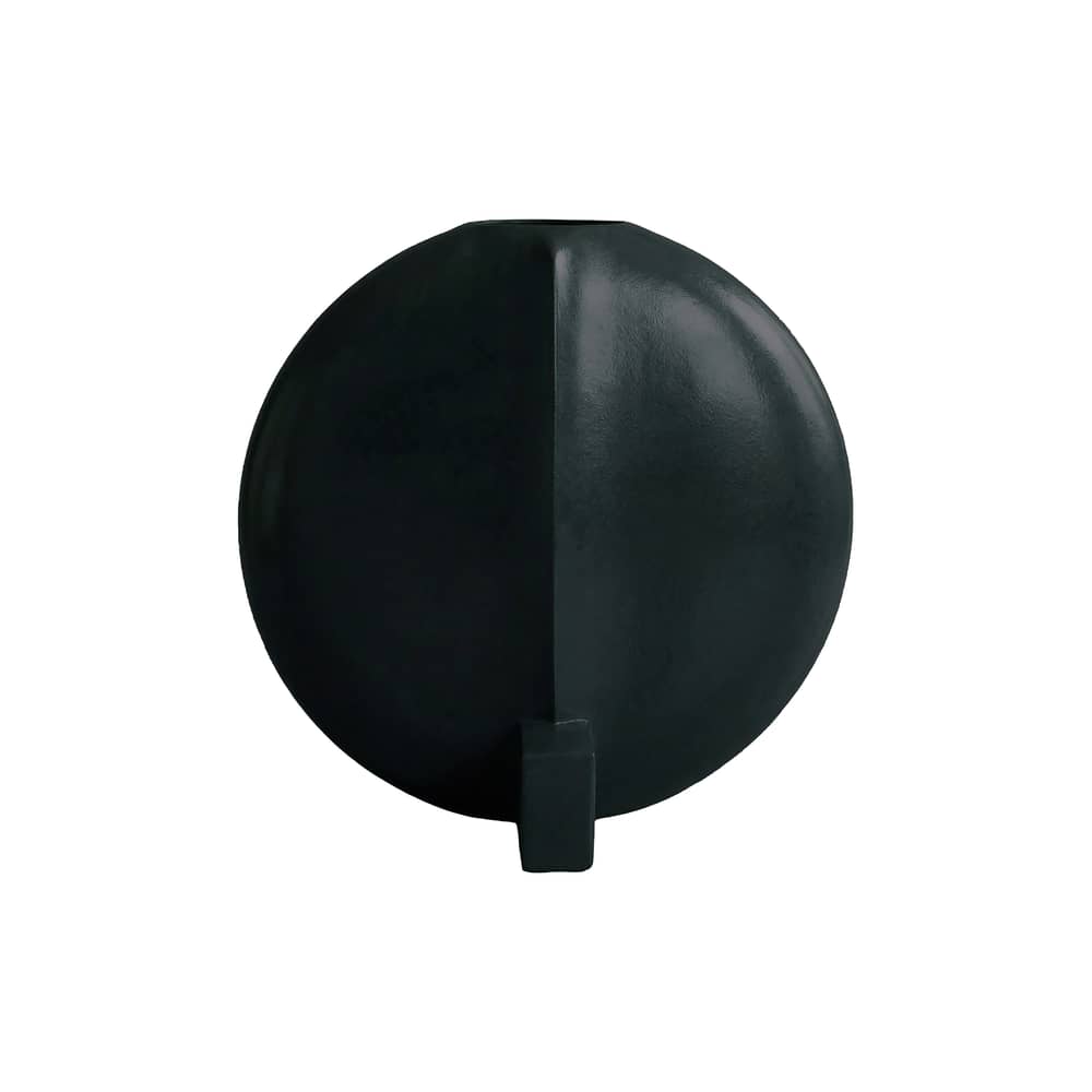 Vase Guggenheim Big céramique vert / Ø 45 cm - 101 COPENHAGEN - Vert foncé - Céramique