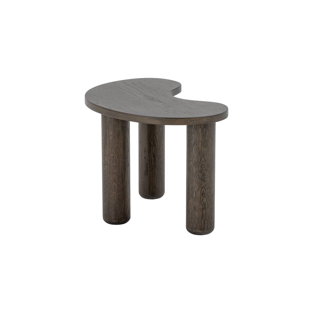 Luppa Coffee table brown natural wood / 53 x 36 x H 35 cm - Rubber wood - Bloomingville - 53 x 36 x H 35 cm / Dark wood - Rubber tree wood