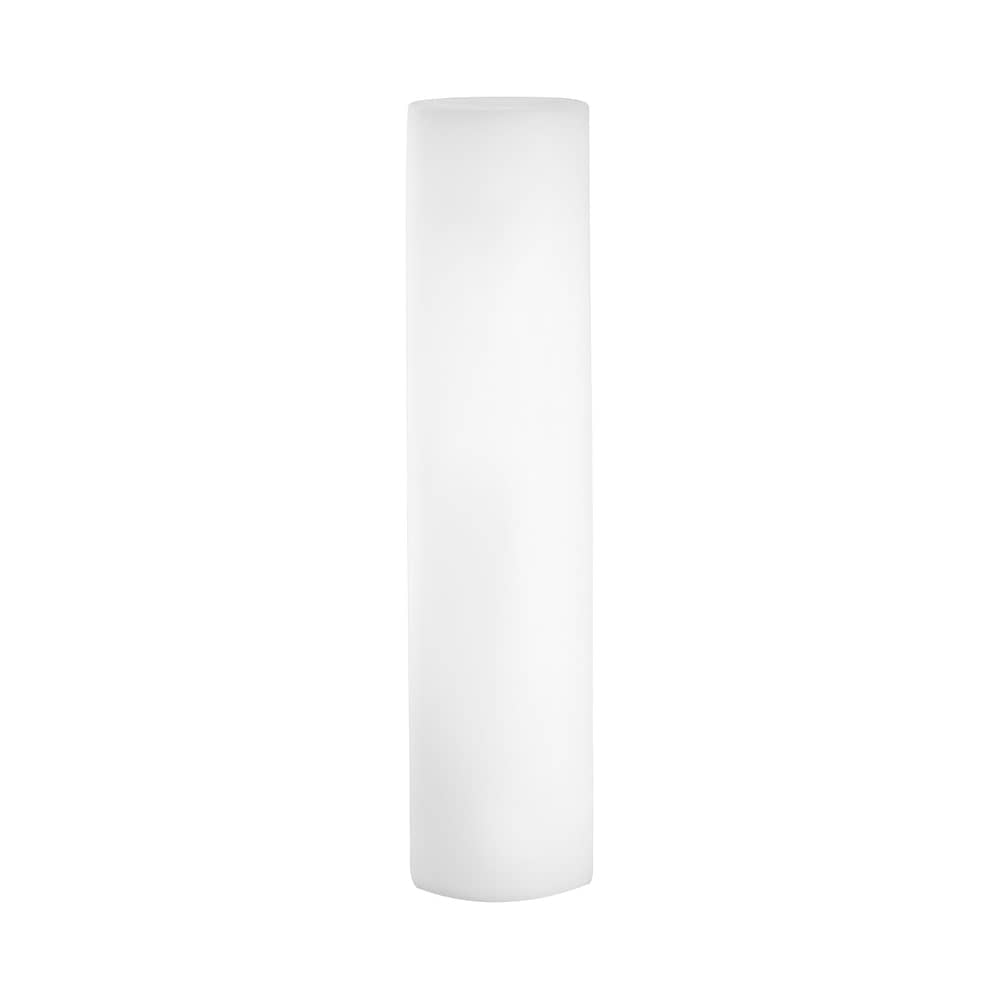 Lampadaire Fluo plastique blanc  / Seconde vie - Slide - Blanc - H 130 cm - Polyéthylène recyclable