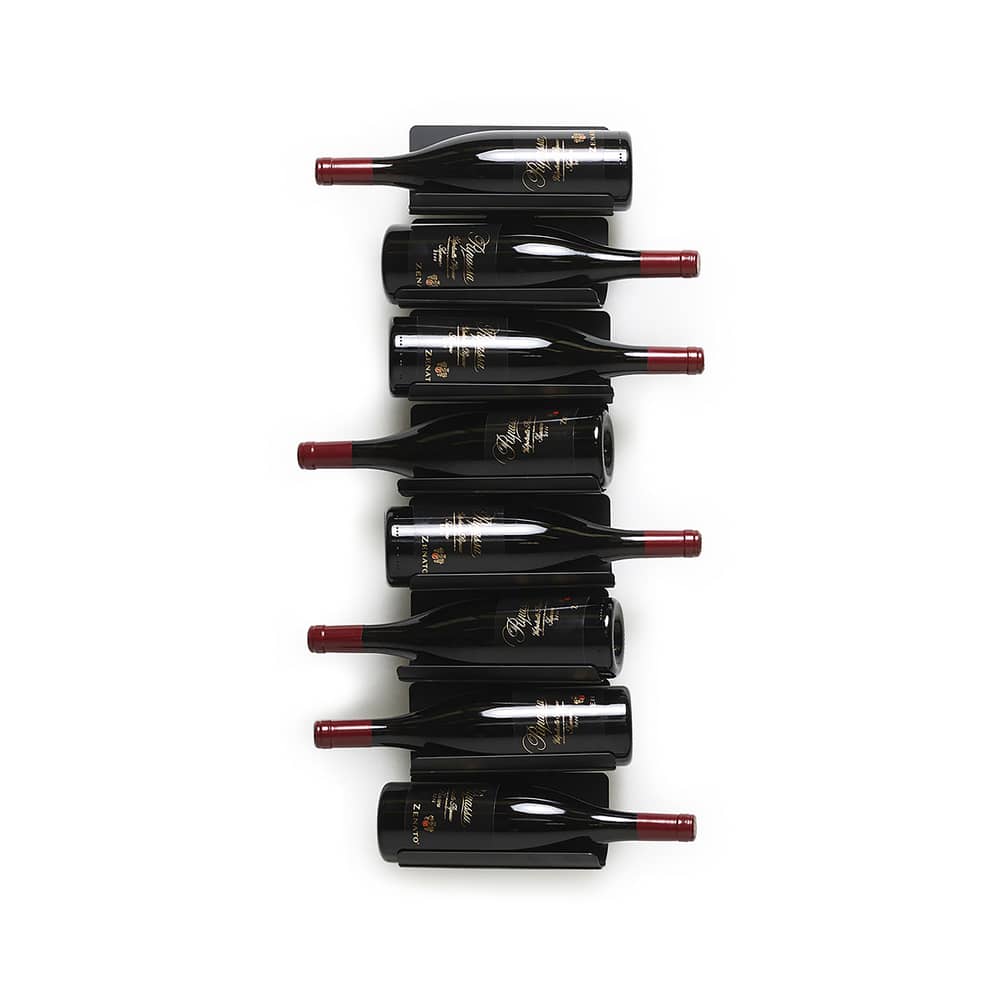 Porte-bouteilles Ptolomeo Vino métal noir / H 75 cm - Opinion Ciatti - Noir - Métal laqué
