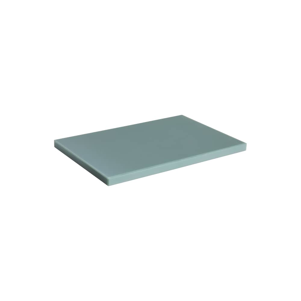 Schneidebrett Slice plastikmaterial grün / 38 x 25 cm - Hay - Dunkelgrün - Polyäthylen