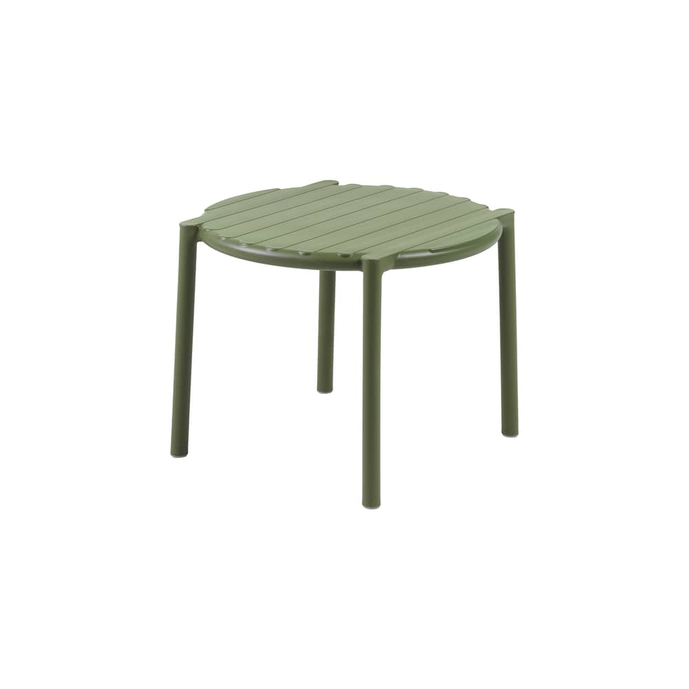 Table basse Doga vert / Ø 49,5 x H 39,5 cm - NARDI - Vert Agave - Résine de fibre de verre