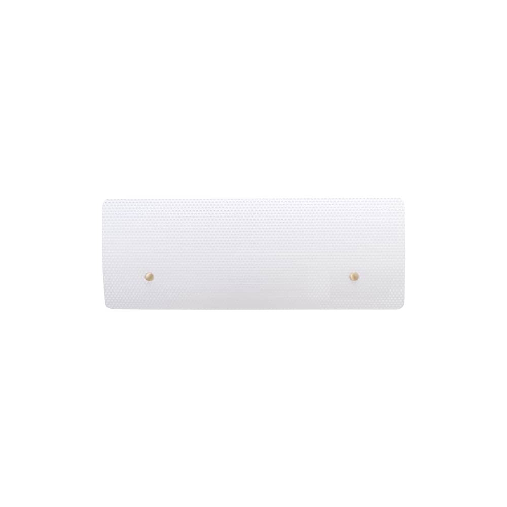 Applique avec prise G320 CL2 métal blanc / Perforé - L 70 cm / Réédition 1954 Pierre Guariche - SAMMODE STUDIO - Blanc - Acier perforé, Laiton