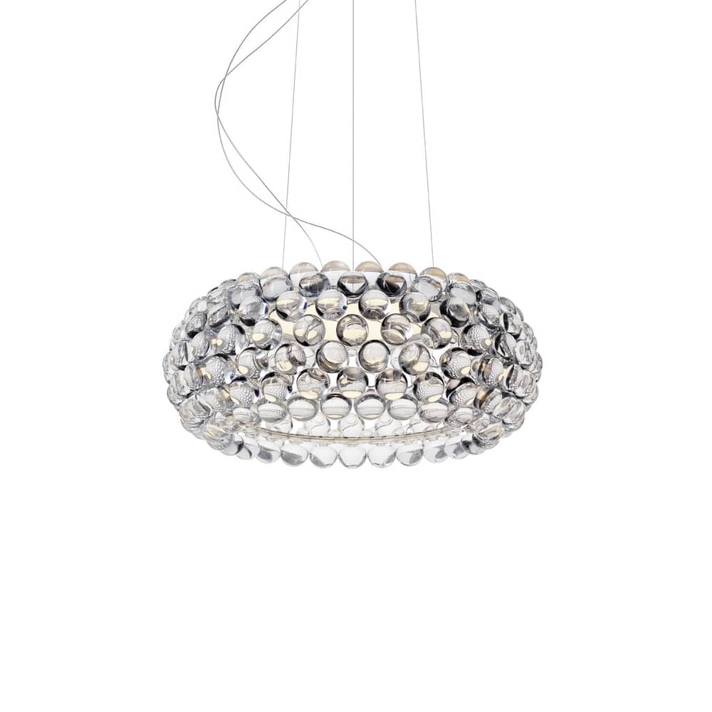 Pendelleuchte Caboche Plus plastikmaterial transparent Medium / LED - My Light Tunable (Bluetooth) / Ø 50 cm - Foscarini - Transparent - PMMA