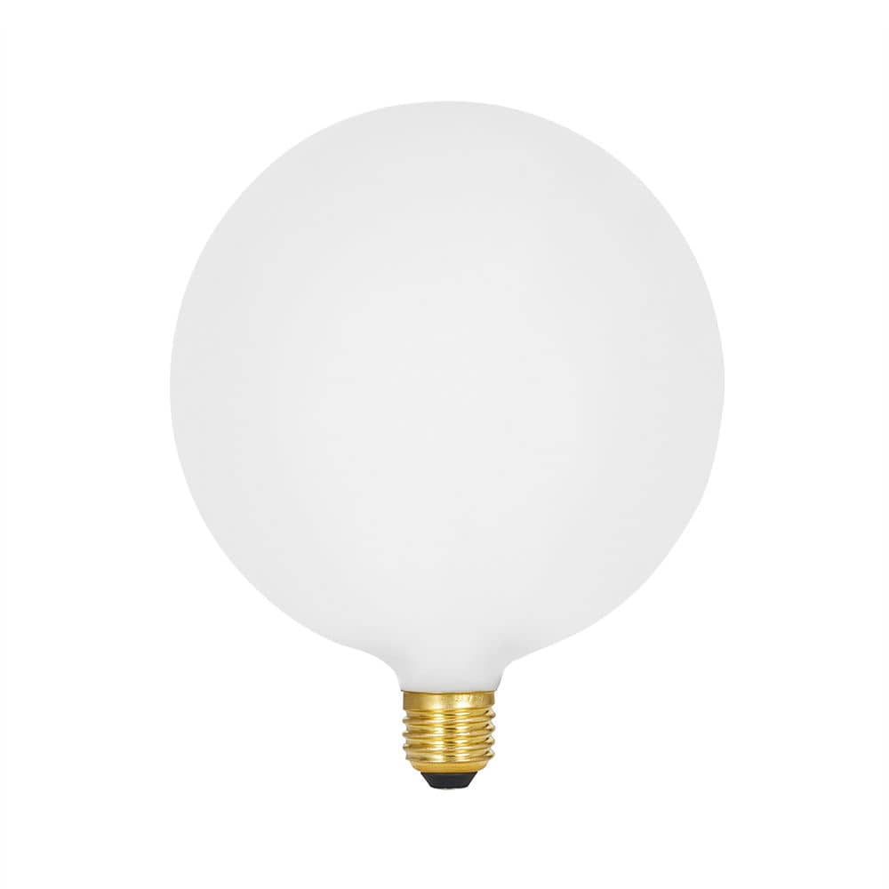 Dimmbare E27 LED-Lampe Globe G200 - Sphere V keramik weiß Ø 20 cm / 8 W (= 60 W) – Warmweiß - TALA - 8 W (= 60 W) / Ø 20 cm - Porzellan