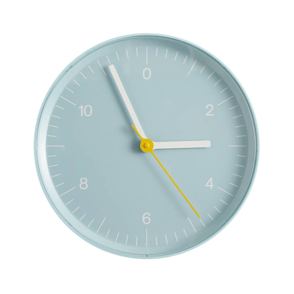 Hay Wall clock - blue | Made In Design UK