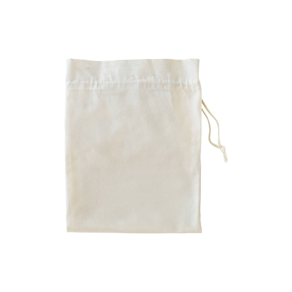 Accessoire  tissu beige / Sac coton pour panier à linge Hide - Normann Copenhagen - Accessoire / Sac écru - Coton