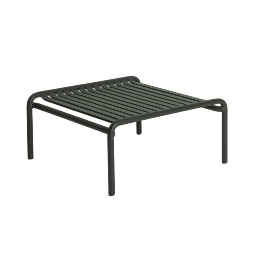 Table basse Week-End Small métal vert /69 x 60 cm - Aluminium - Petite Friture - Vert Bouteille - Aluminium thermolaqué époxy