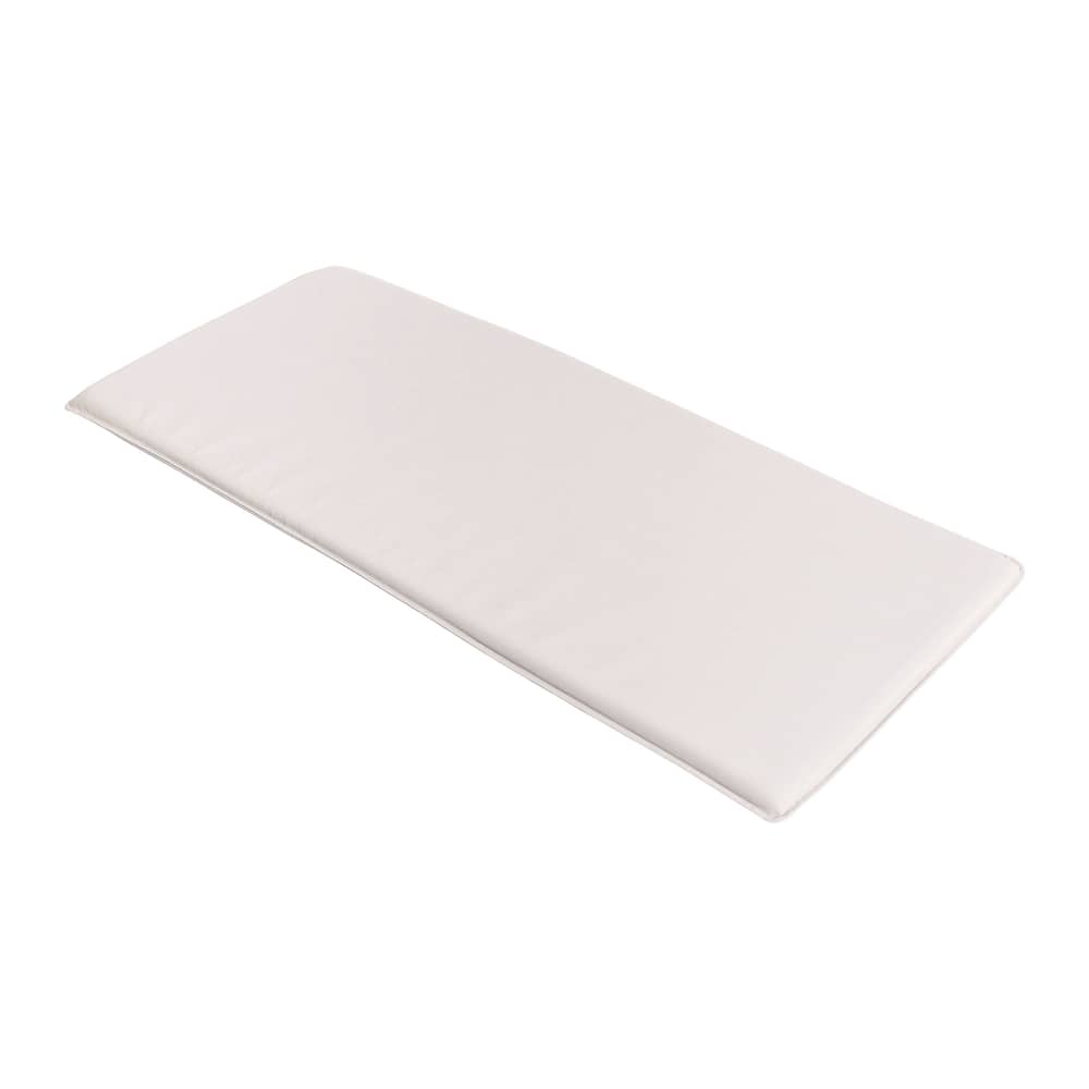  Accessory textile white / Seat cushion for sofa Palissade Lounge L 139 cm - Hay - Cream white - Olefin outdoor fabric, Polyurethane foam