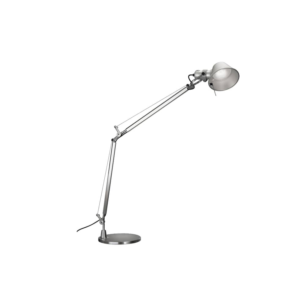 Lampe de table Tolomeo Mini LED métal - Artemide - Aluminium - Aluminium