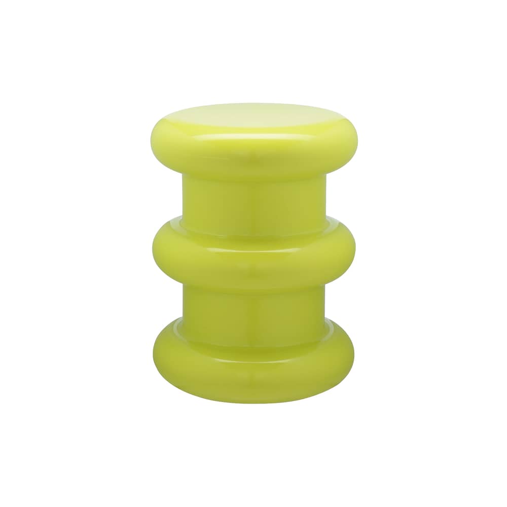 Tabouret Pilastro plastique vert / H 46 x Ø 35 cm - By Ettore Sottsass - Kartell - Vert - Technopolymère thermoplastique