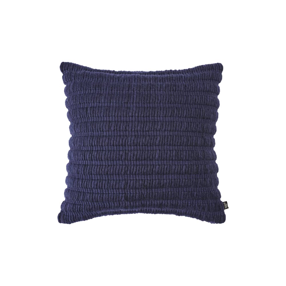 Coussin Ridge bleu / 45 x 45 cm - Tissé main - Tom Dixon - Indigo - Coton, Laine