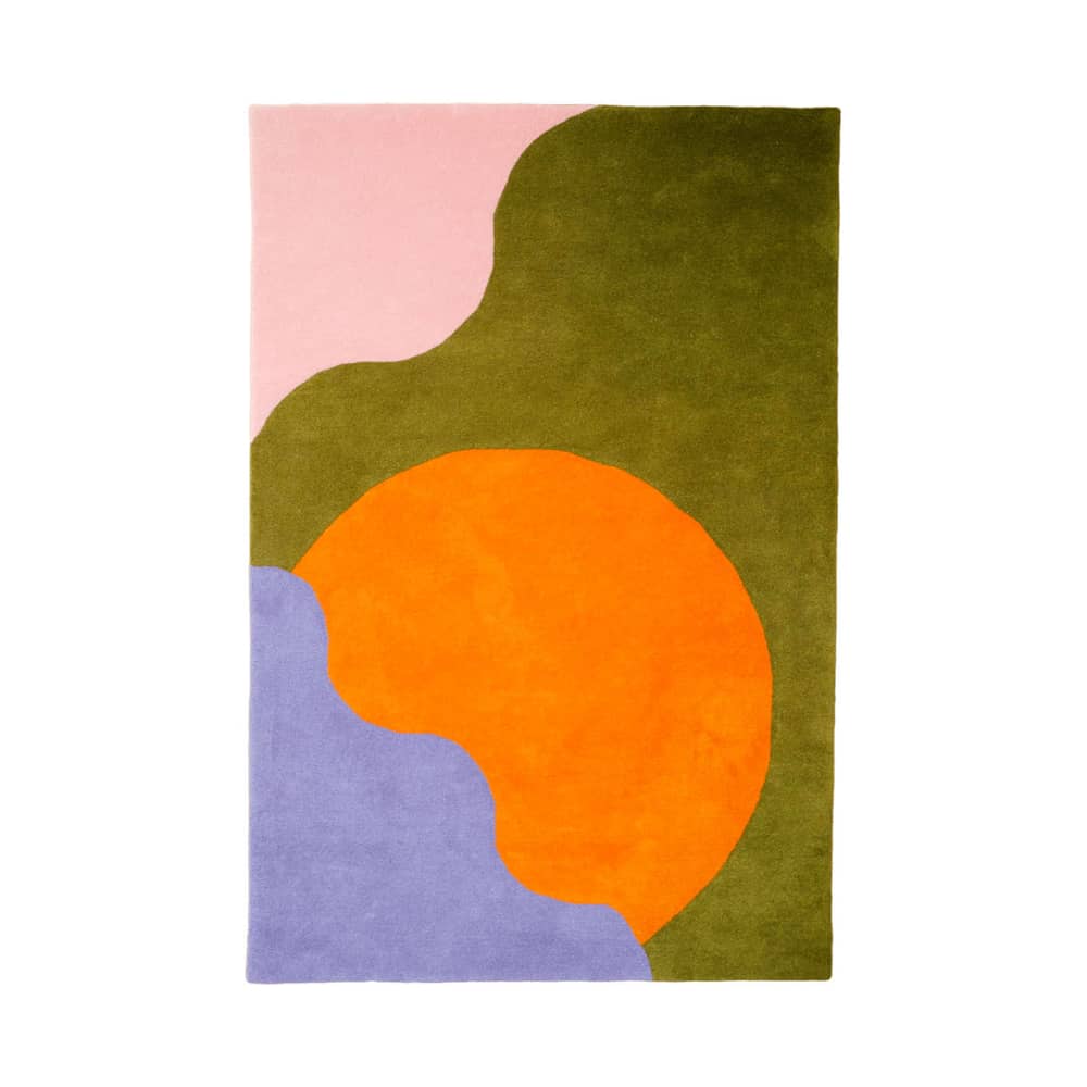 Tapis Purple Baywatch / 210 x 140 cm - Laine tuftée main - COLORTHERAPIS - 210 x 140 cm / Multicolore - Laine de Nouvelle-Zélande