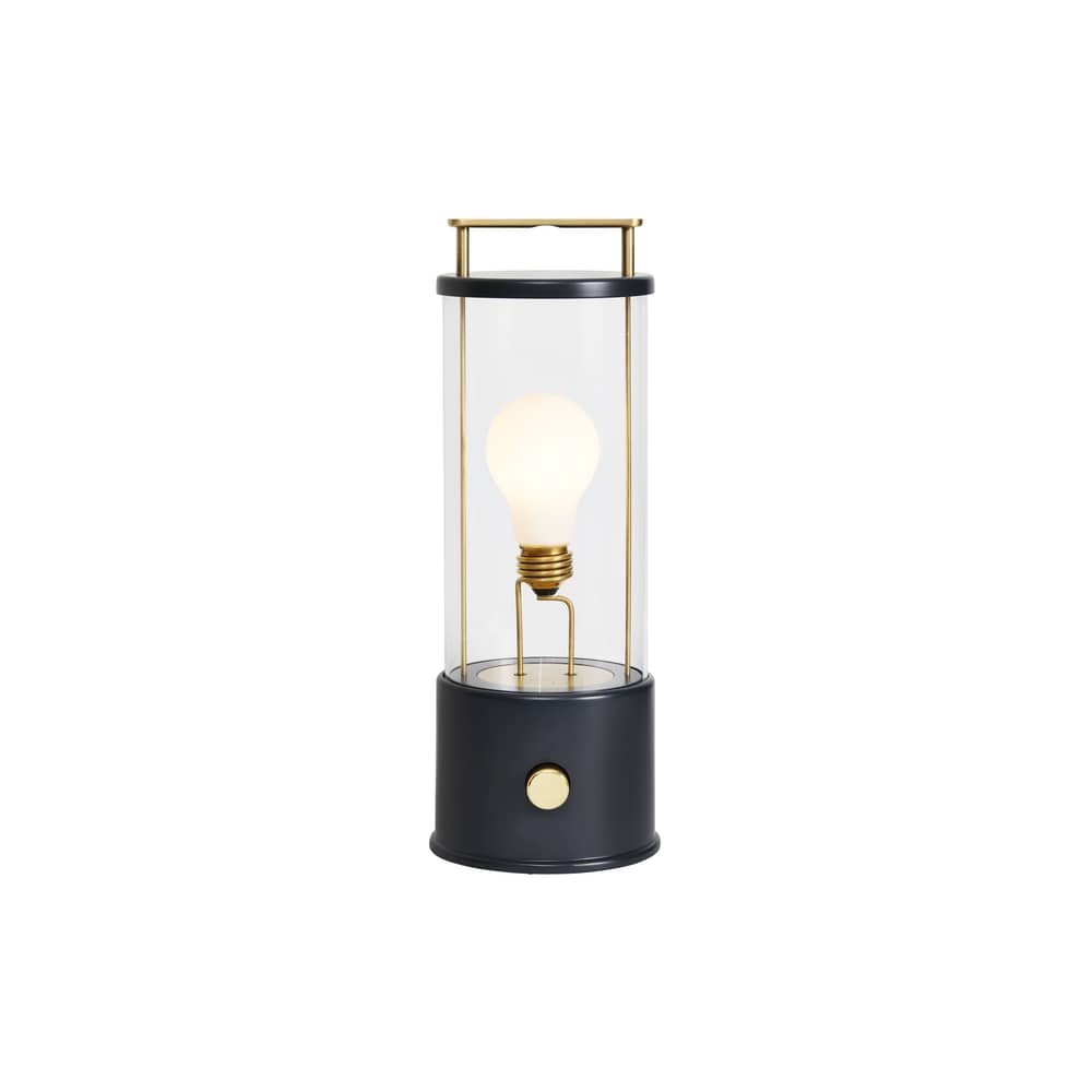 Lampe sans fil rechargeable The Muse 2.0 métal noir / IP44 - TALA - Noir Hackles - Aluminium, Verre borosilicaté