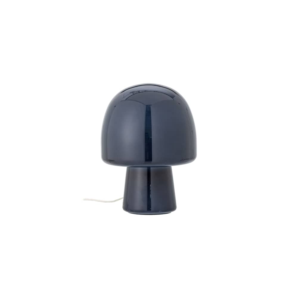 Tischleuchte Paddy glas blau / Ø 20 x H 26,5 cm - Bloomingville - Blau - Glas