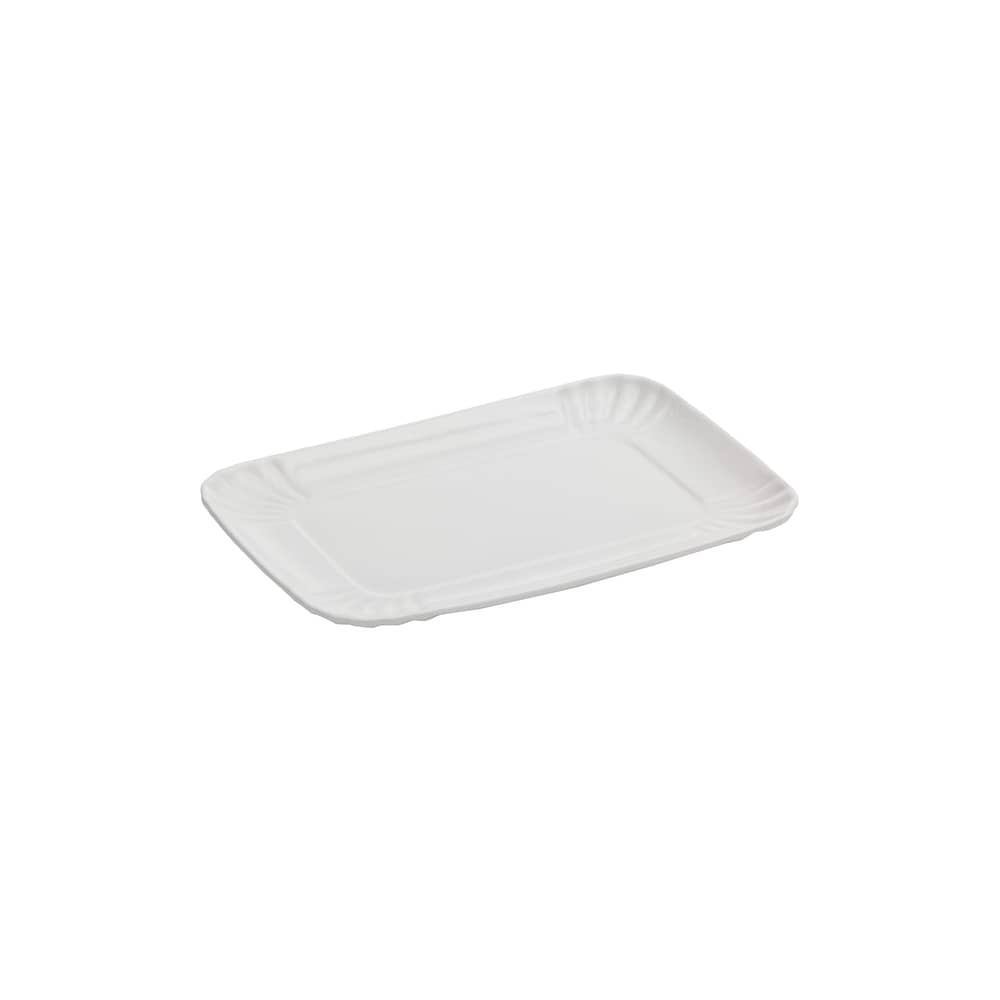 Plateau Estetico Quotidiano céramique blanc / Medium - 18 x 27 cm - Seletti - A l\'unité / Blanc - Porcelaine