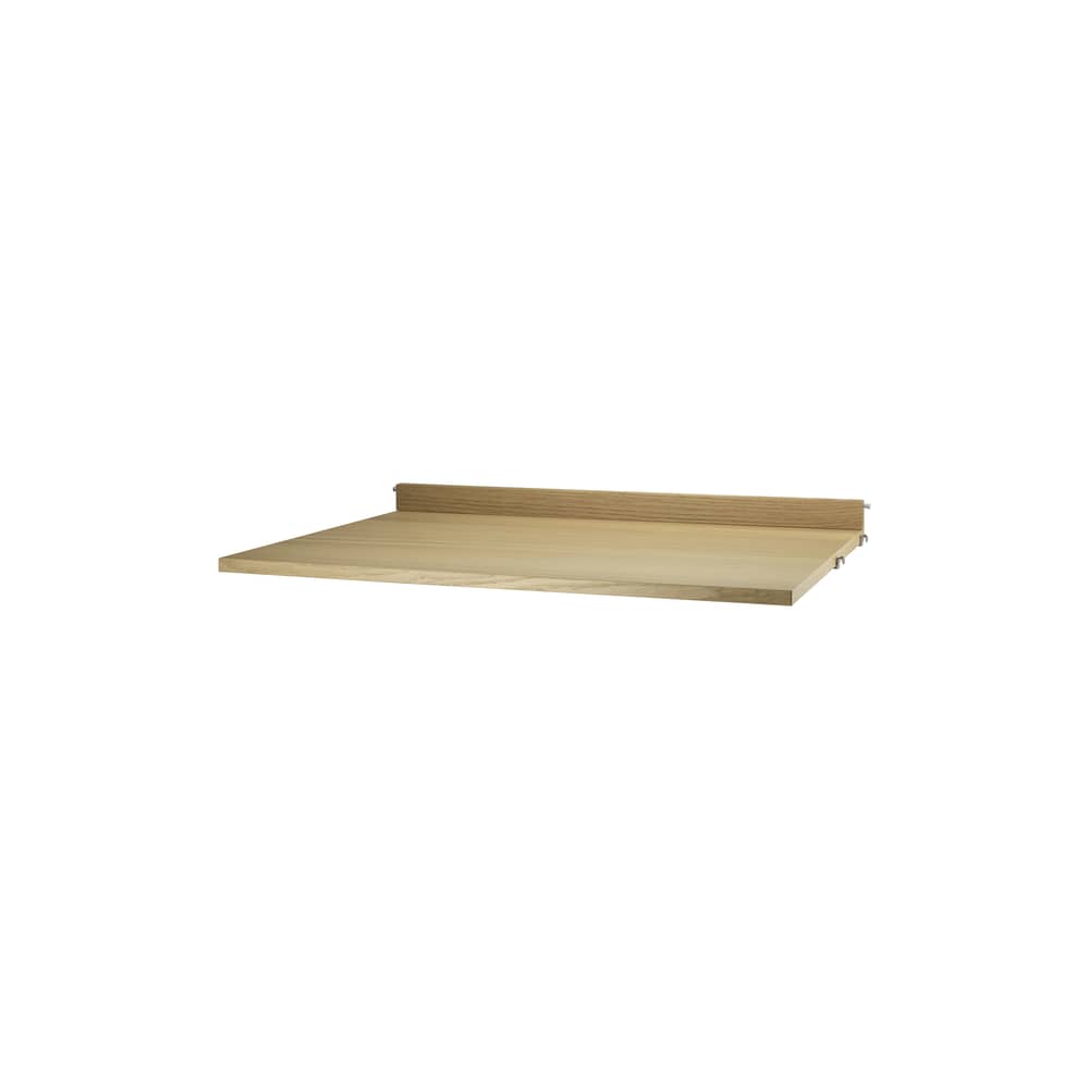 Schreibtisch  holz natur / B 78 x T 58 cm - String Furniture - Eiche - Furnierte Spanplatte