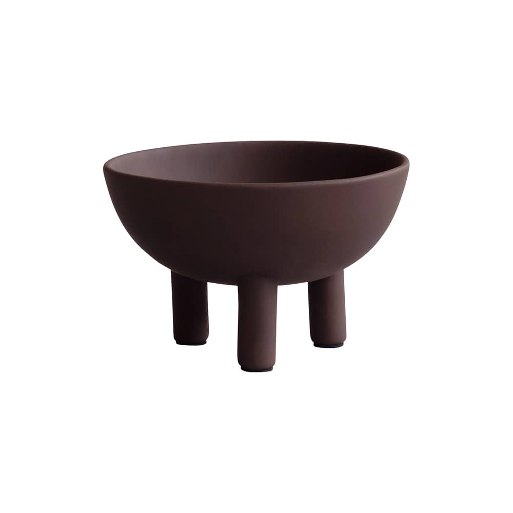 Coupe Duck Big céramique marron / Ø 16 x H 11 cm - 101 COPENHAGEN - Chocolat - Céramique