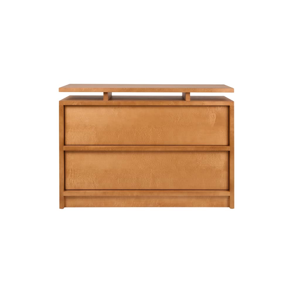 Kommode Ratio holz natur / B 100 x T 35 x H 70 - Frama  - Warmbraune Birke - Birke, massiv, Birkenholzfurnier, Holzfaserplatte
